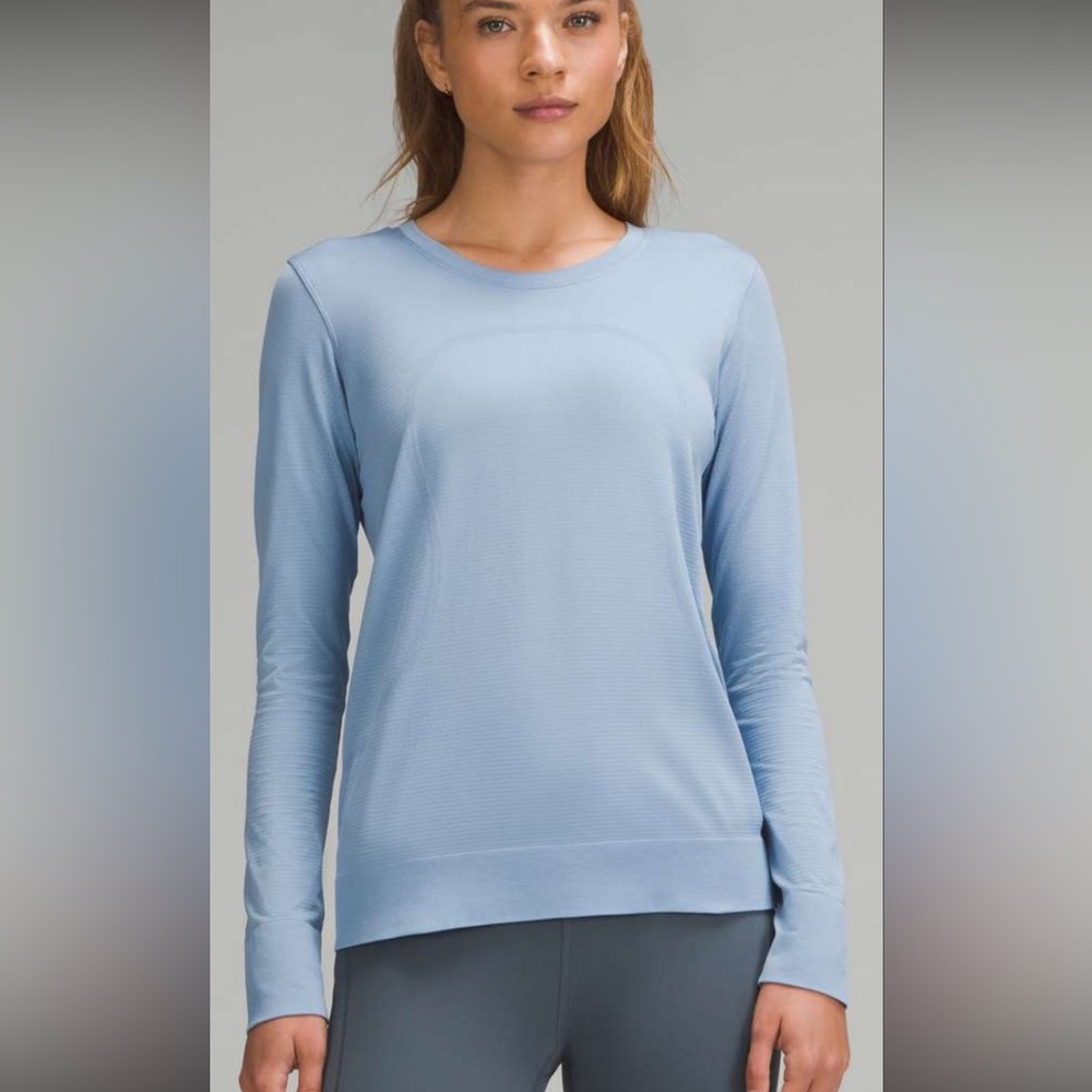 *COLOR NOT IN STORE* LULULEMON SWIFTLY RELAXED LONG SLEEVE SHIRT *HIP LENGTH- 6